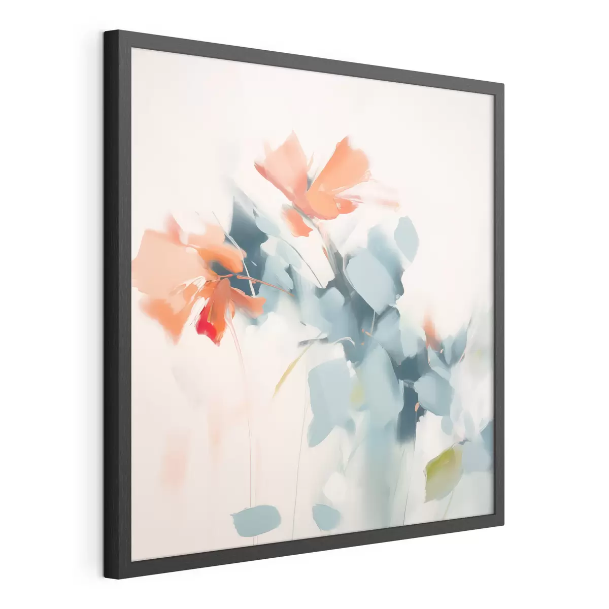 Poster Pintura abstracta imitación flores f45303