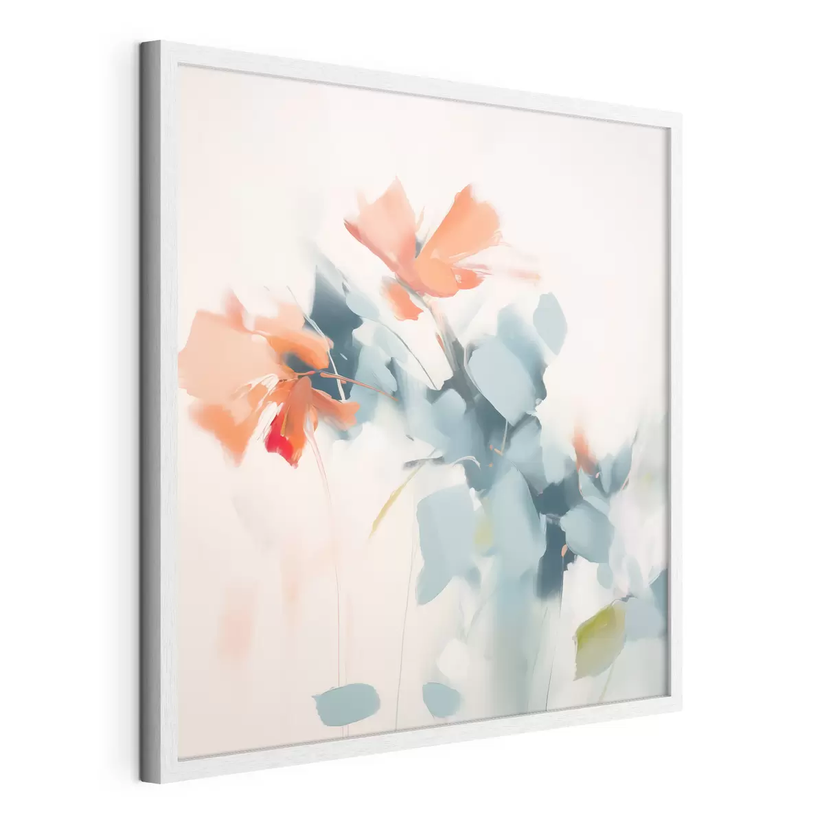 Poster Pintura abstracta imitación flores f45303