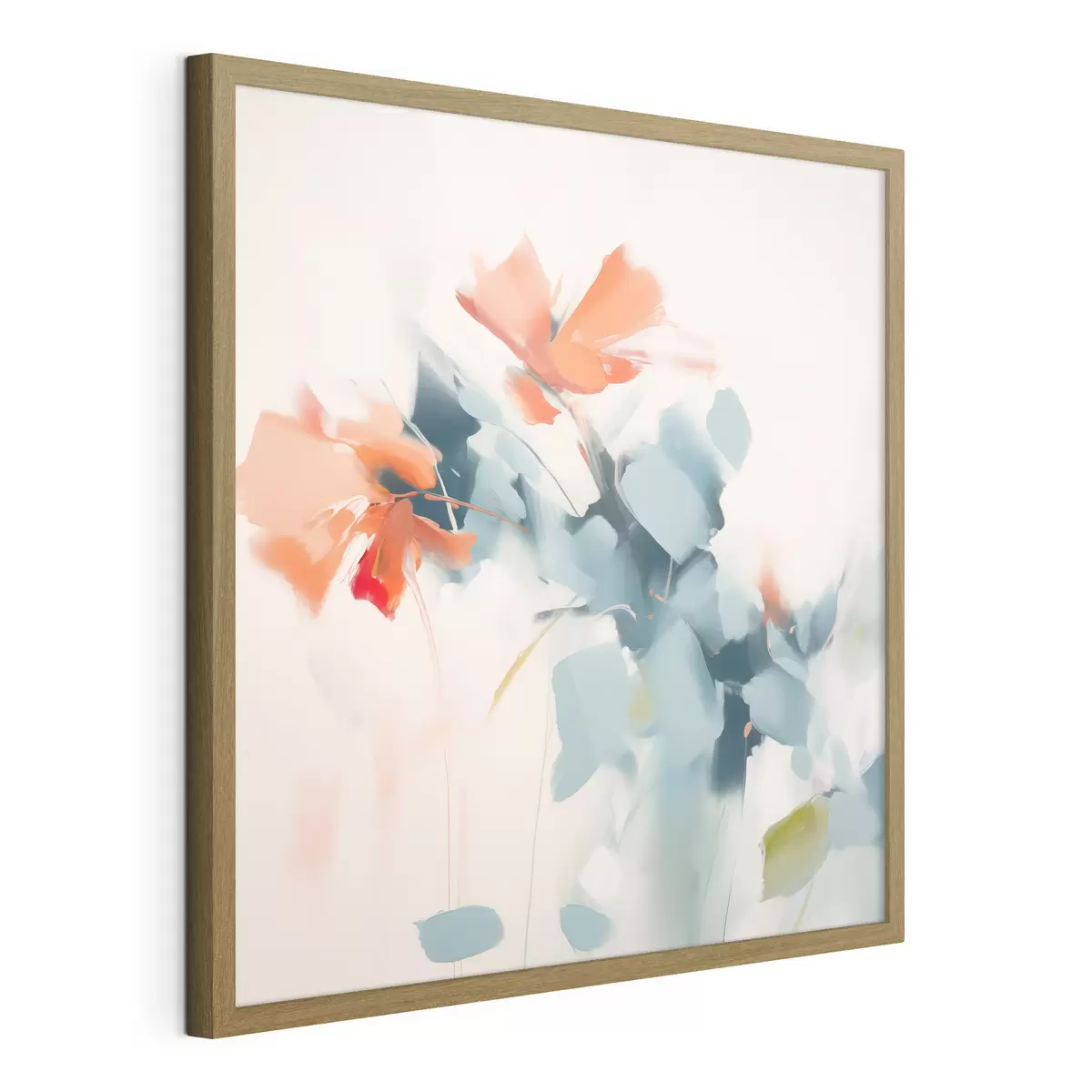 Poster Pintura abstracta imitación flores f45303