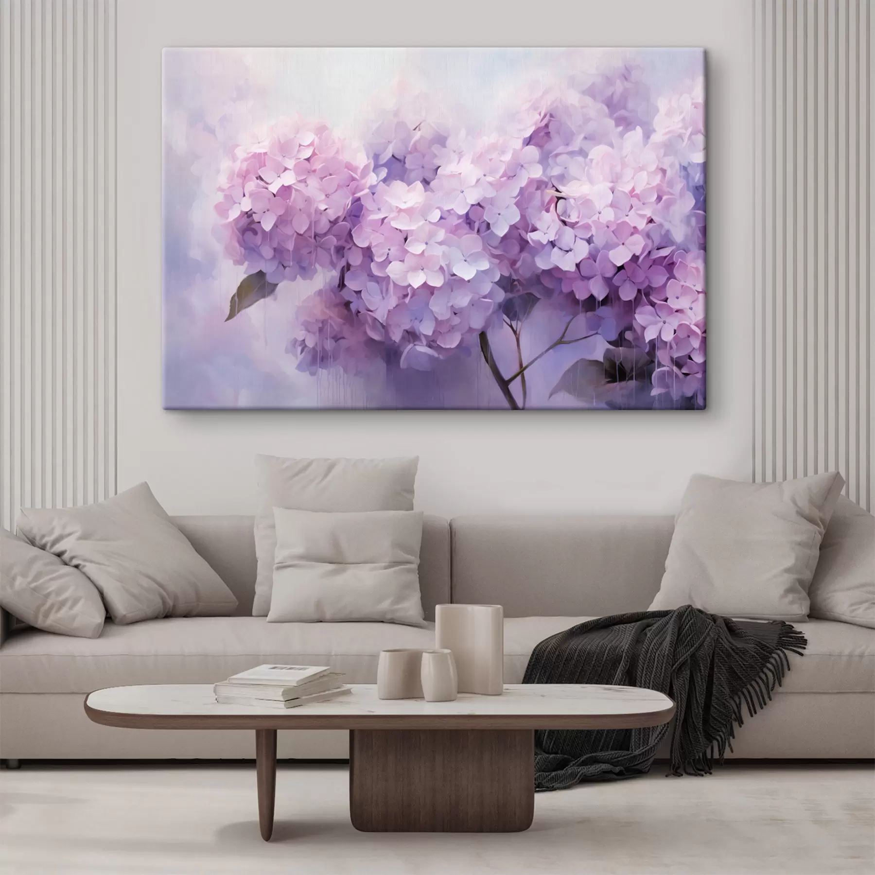 murales de pared Abstracción moderna con ricos colores y trazos texturizados s45046