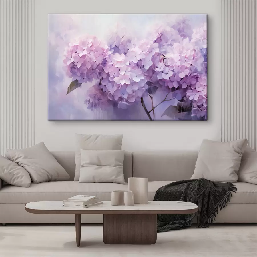 murales de pared Abstracción moderna con ricos colores y trazos texturizados s45046