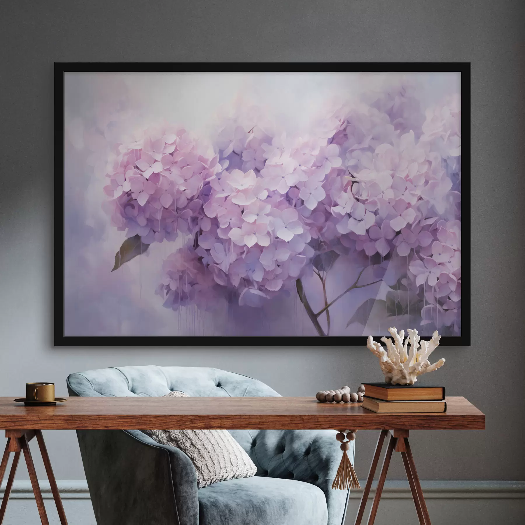 murales de pared Abstracción moderna con ricos colores y trazos texturizados f45046