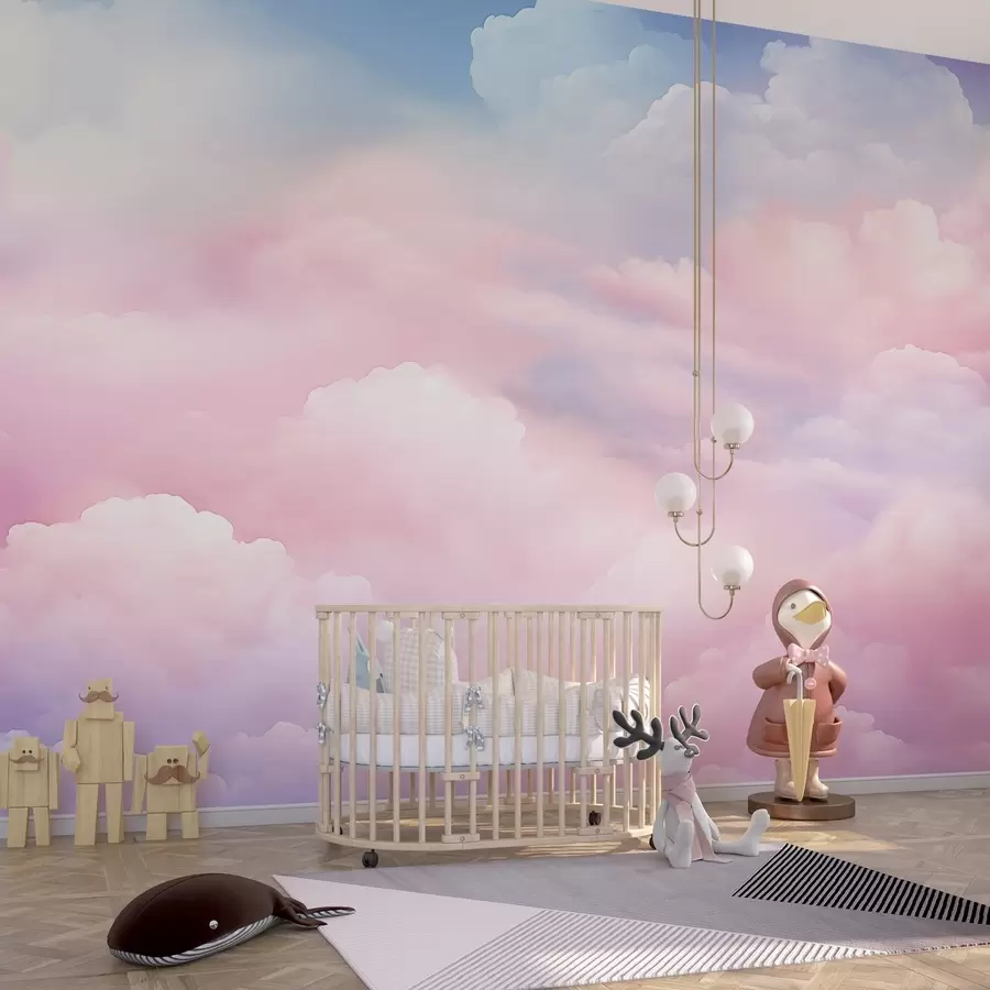 murales de pared Nubes de colores w04387