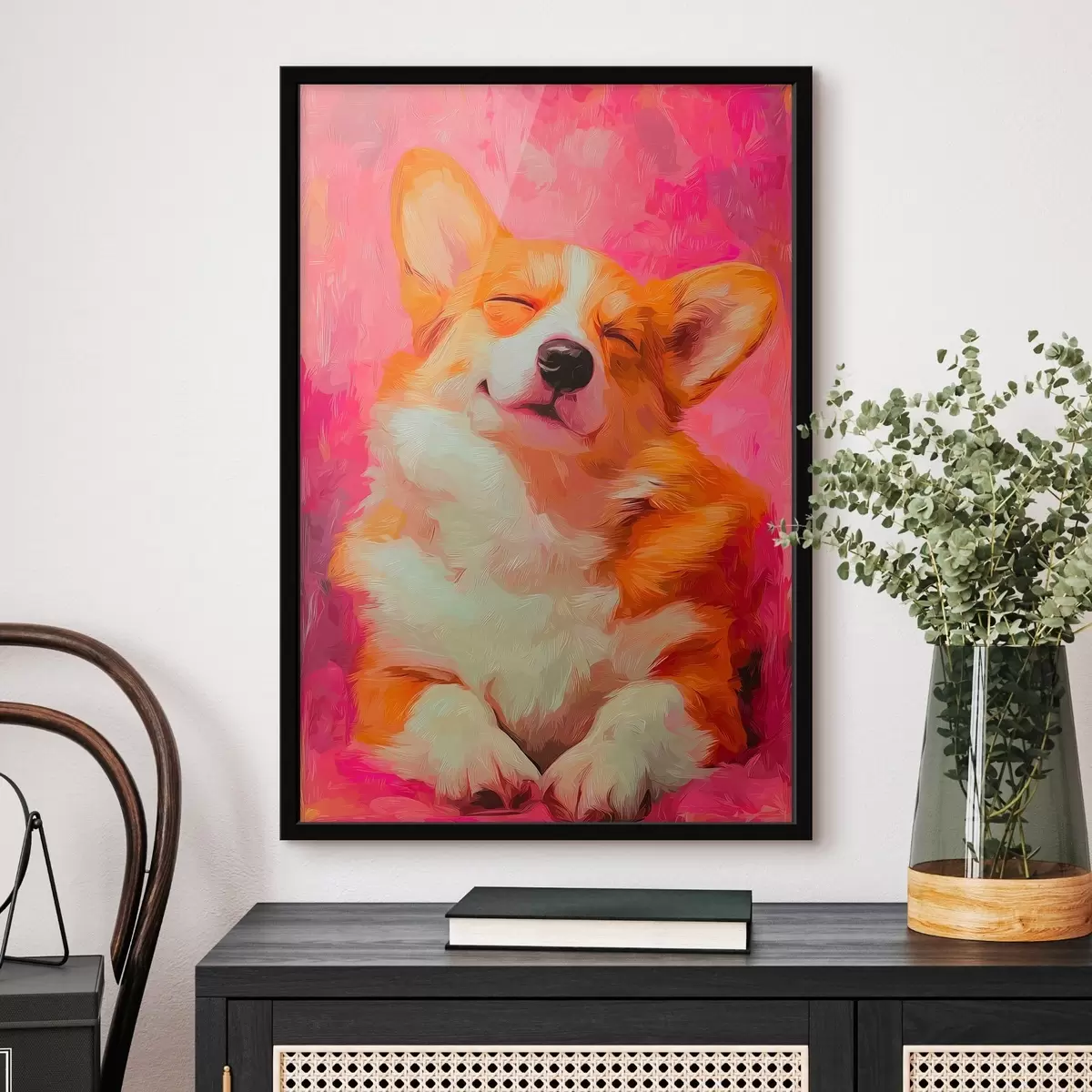 Poster Perro corgi f45312