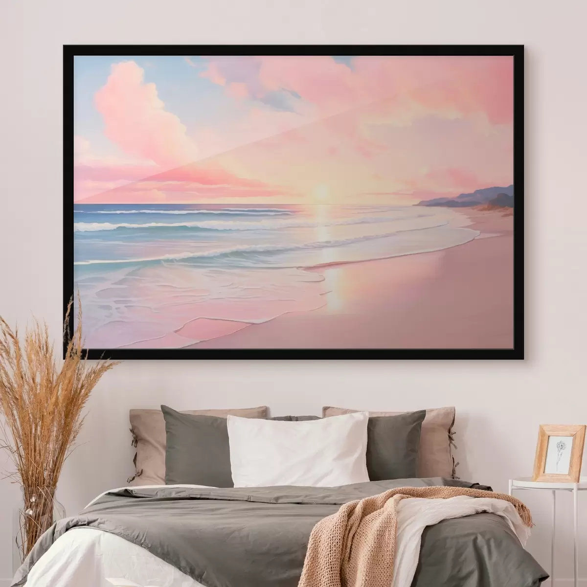 Poster Orilla del mar al amanecer f45317