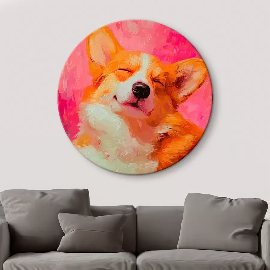 murales de pared Perro corgi r45312