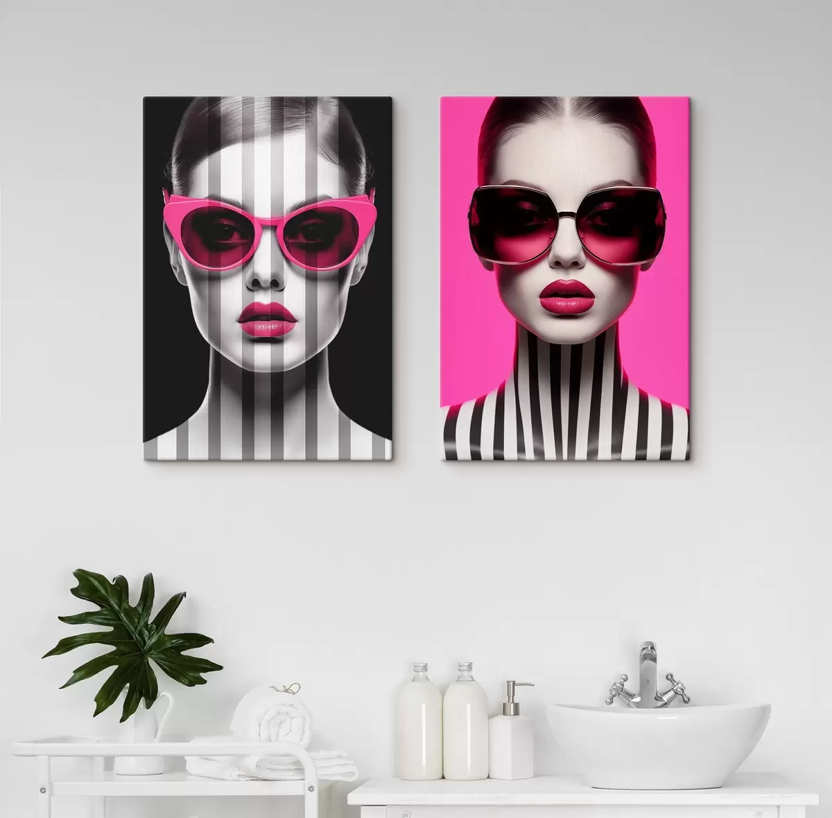 murales de pared Retratos de moda m00583