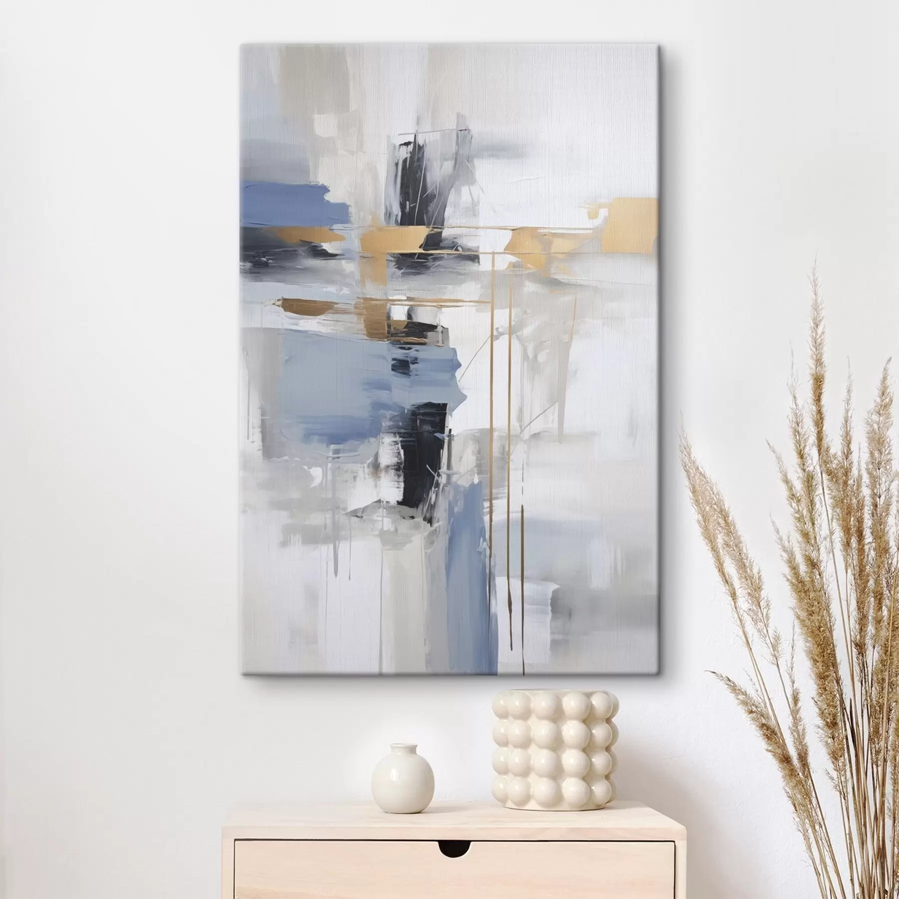 murales de pared La abstracción moderna imita a la pintura s45349