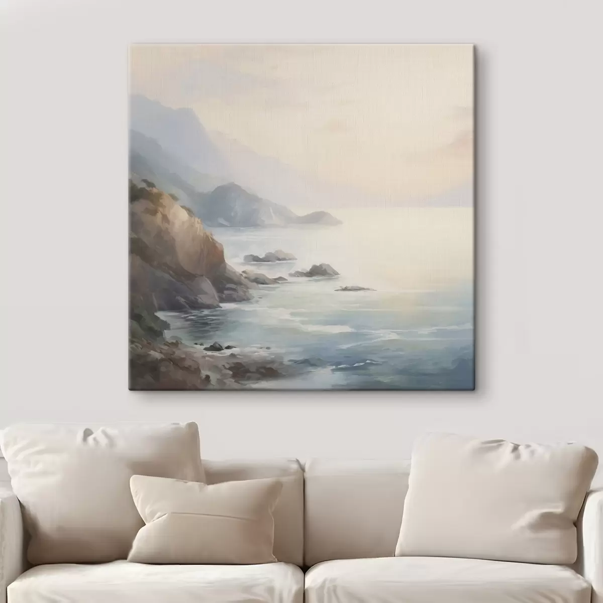 murales de pared Lago cerca de las rocas s45351