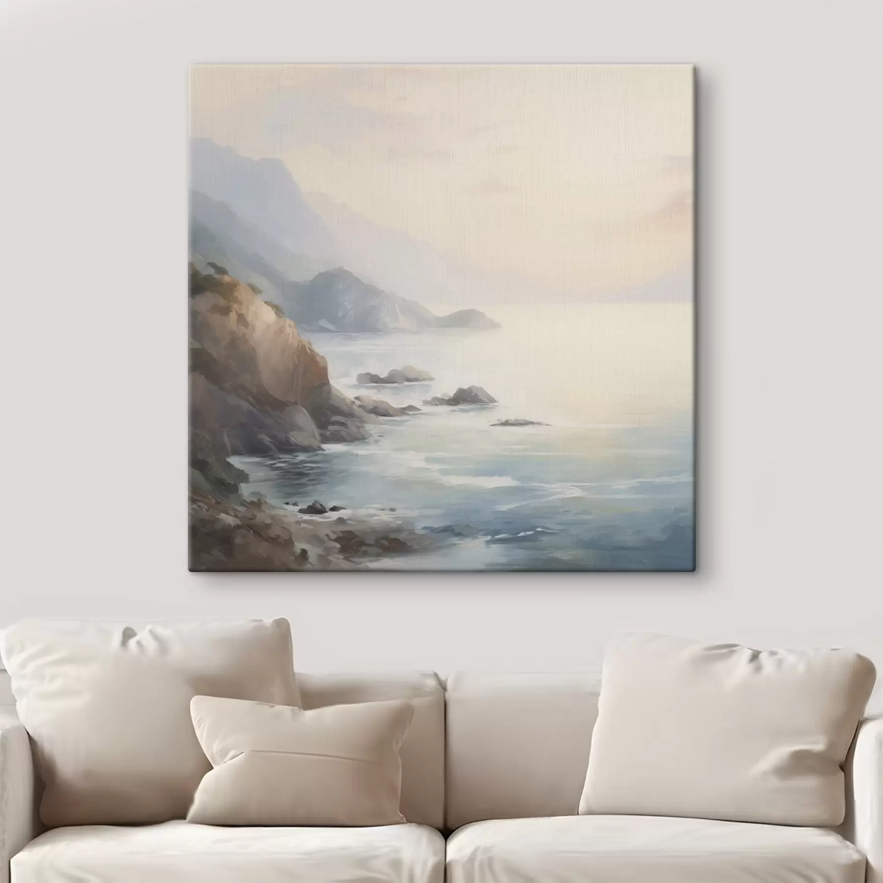 murales de pared Lago cerca de las rocas s45351