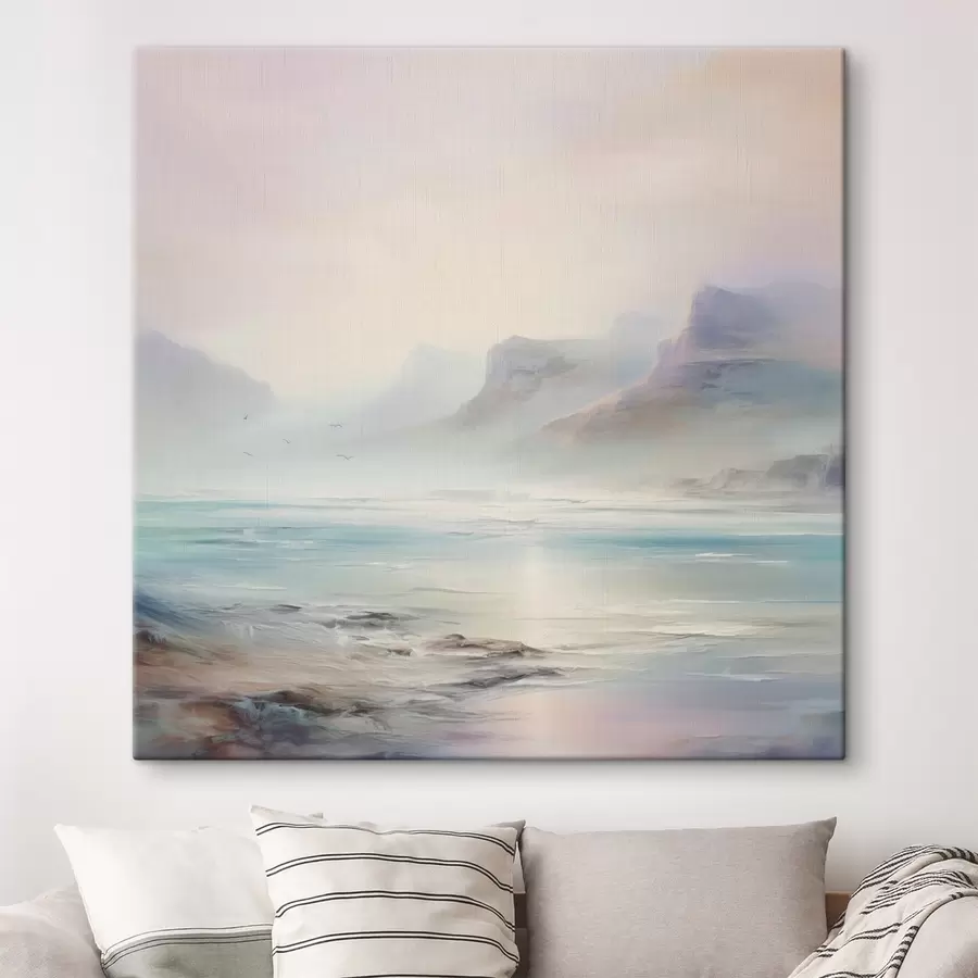 murales de pared Pintura imitación lago s45352