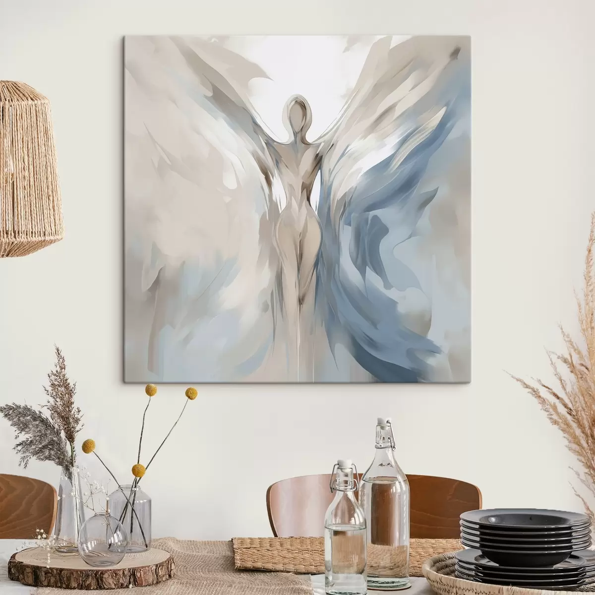 murales de pared Pintura imitación ángel s45360