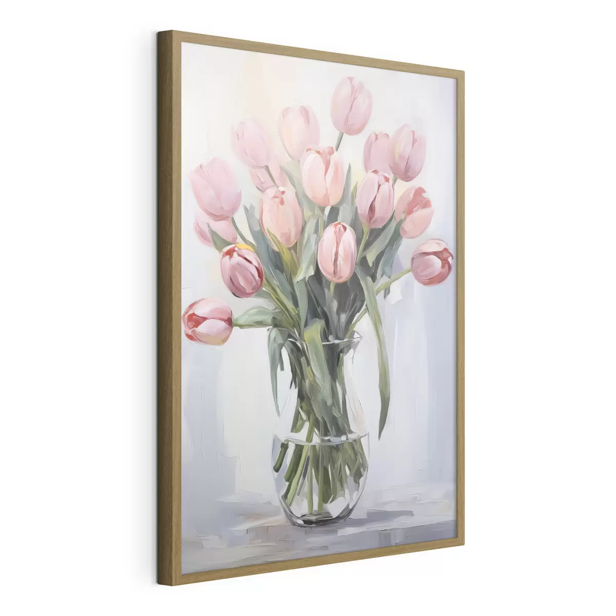 Poster Tulipanes en un jarrón f45355