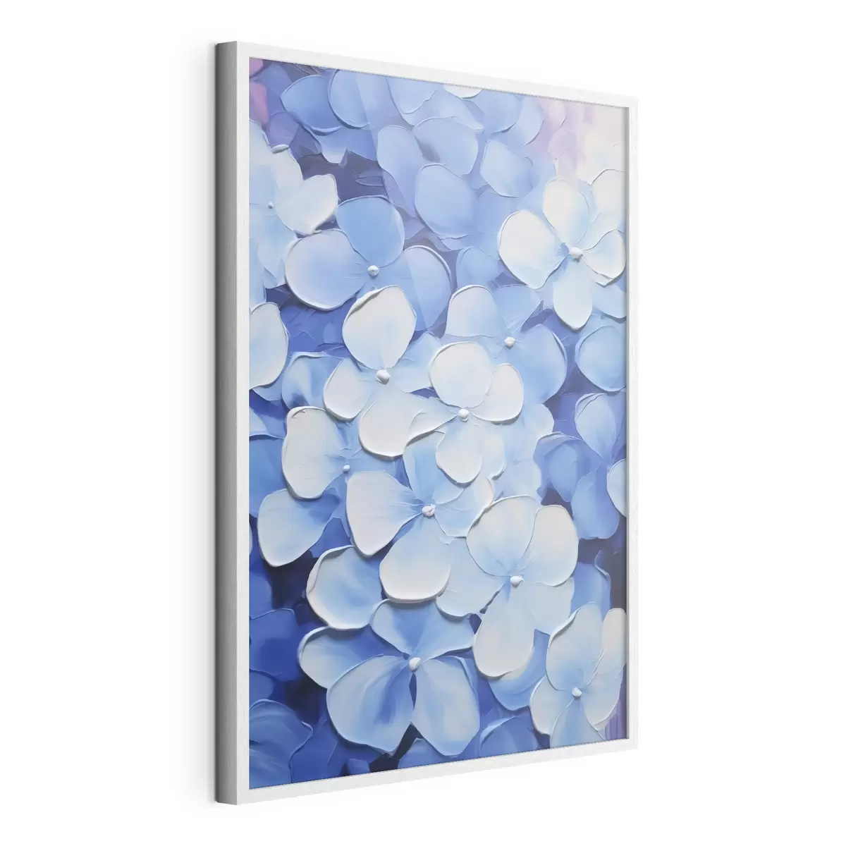 Poster Pintura imitación hortensia f45357