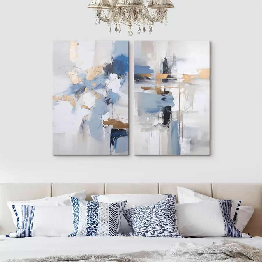 murales de pared La abstracción moderna imita a la pintura m00588