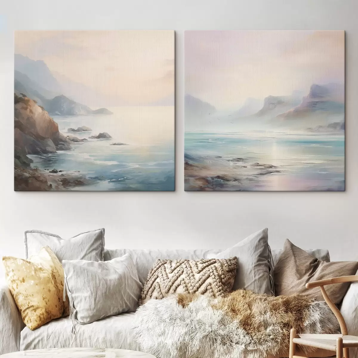 murales de pared Pintura imitación lago m00589