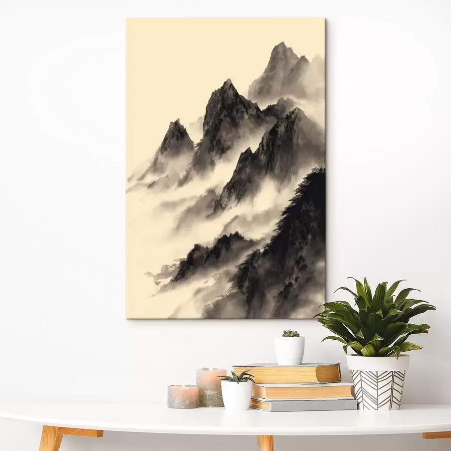 murales de pared Montañas al estilo chino s45383