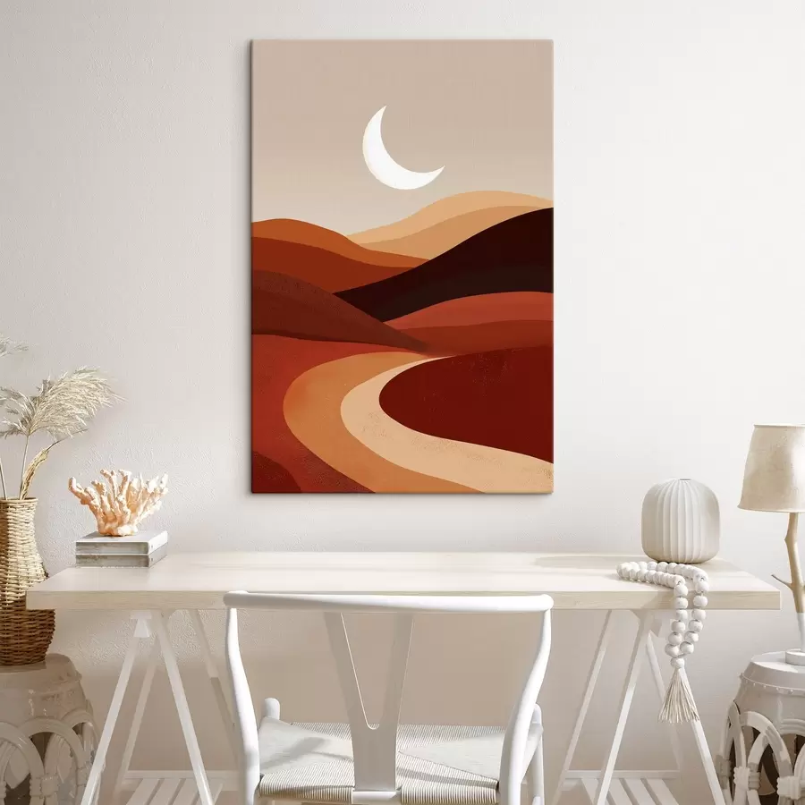 murales de pared Sol y montañas s45393