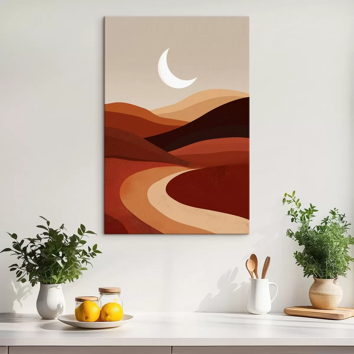 murales de pared Sol y montañas s45393