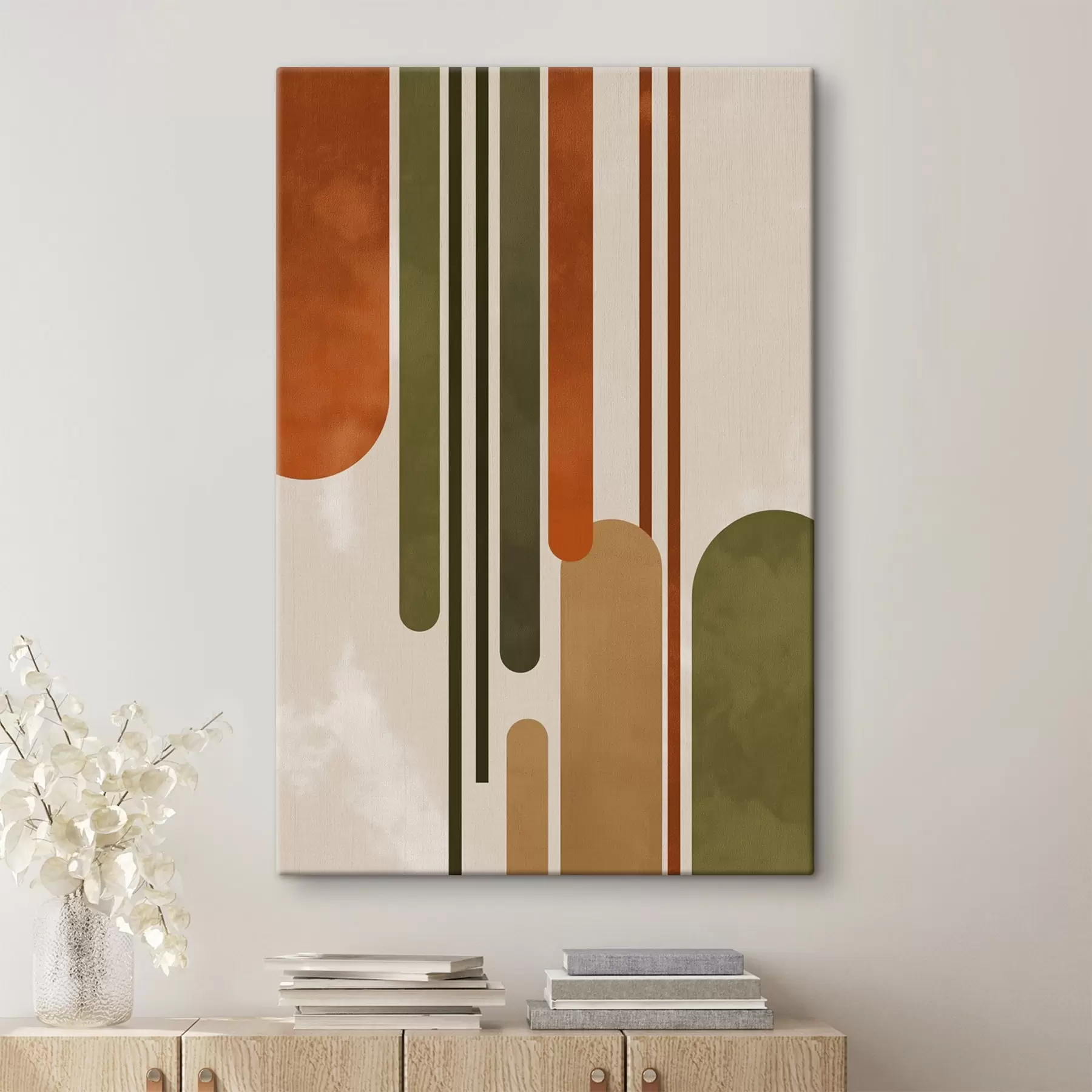 murales de pared Abstracción multicolor s45397