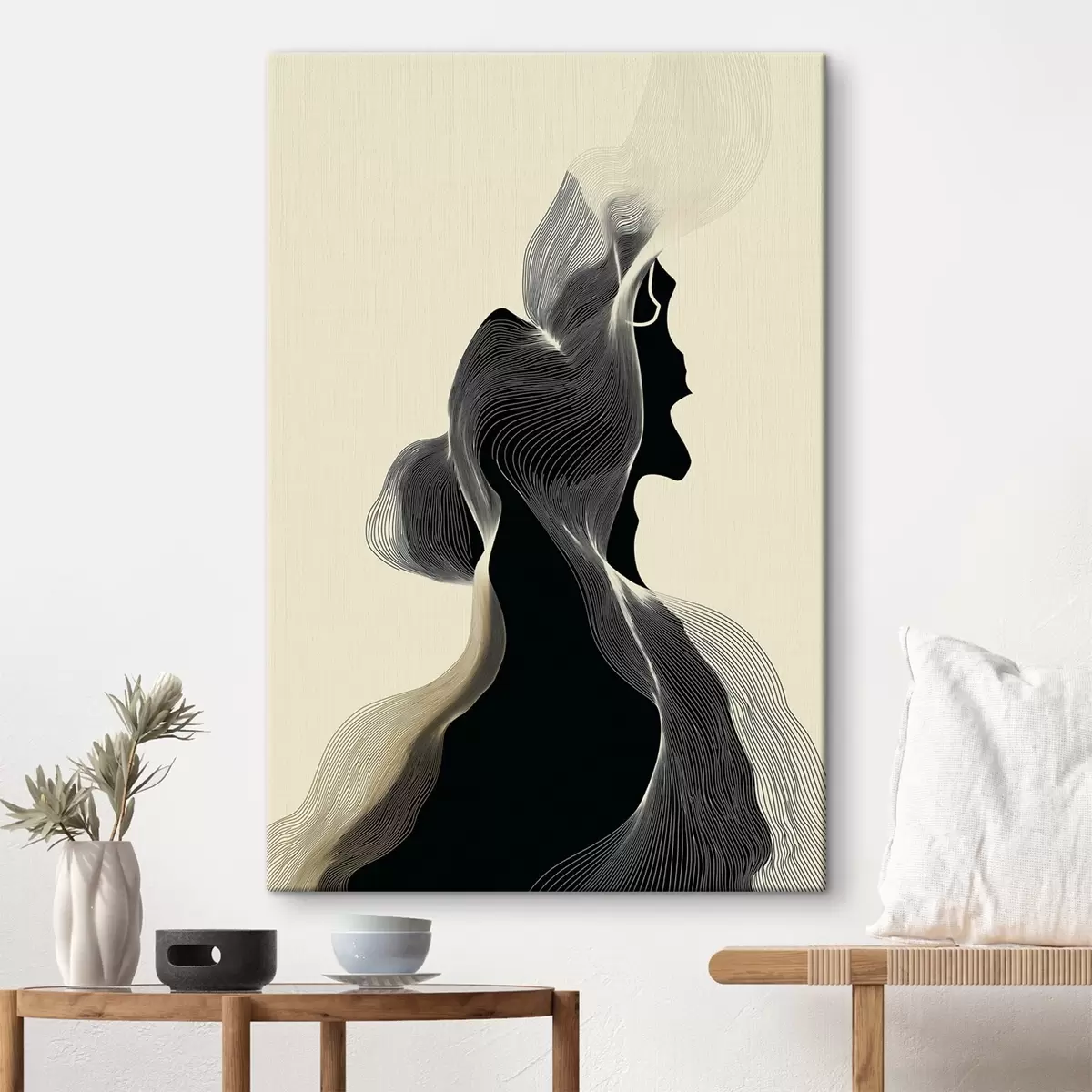 murales de pared Danza de líneas s45413