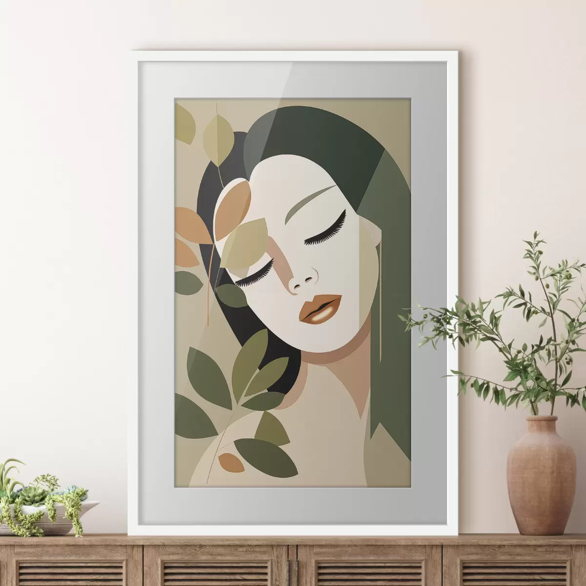 Poster Mujer y abrazo f45388