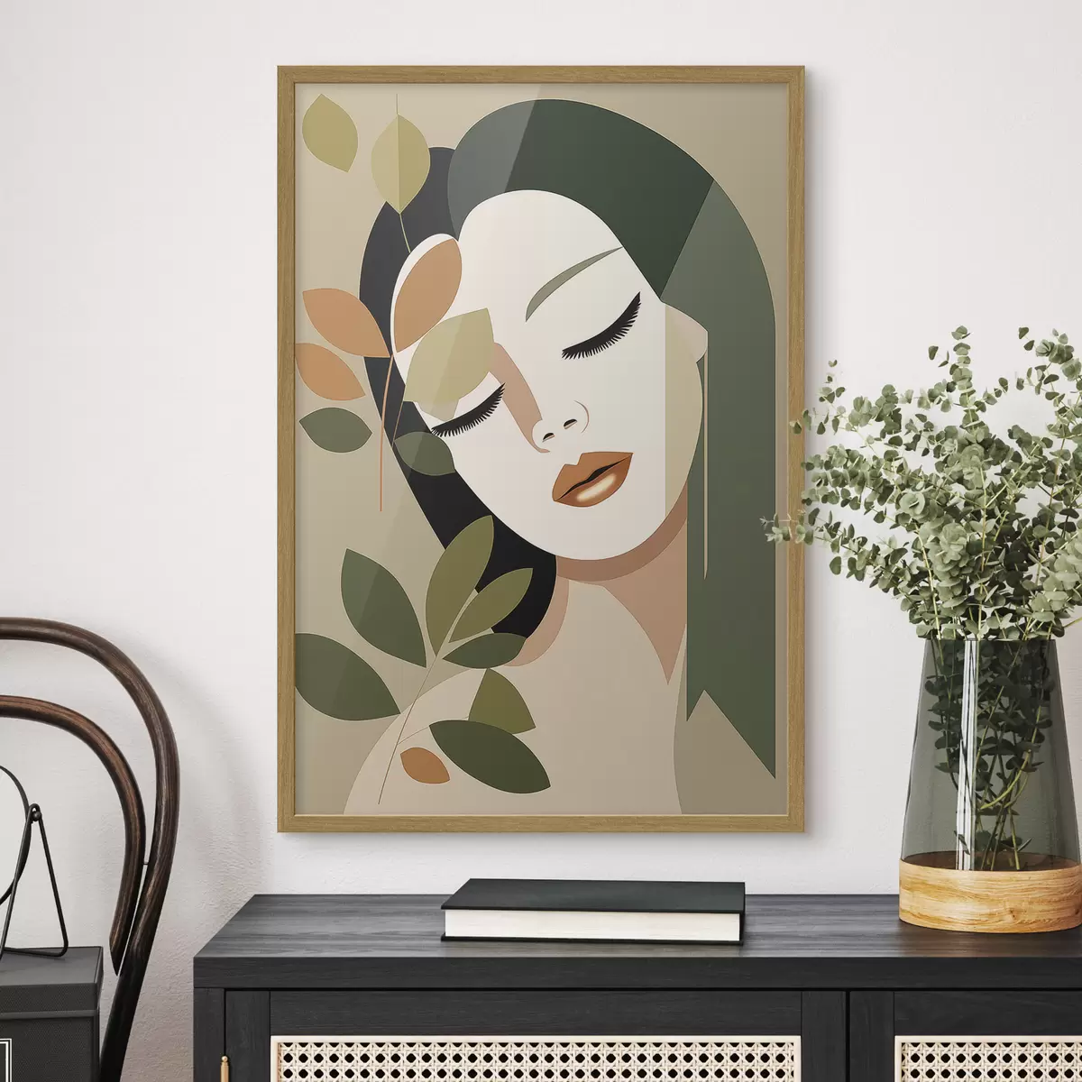 Poster Mujer y abrazo f45388