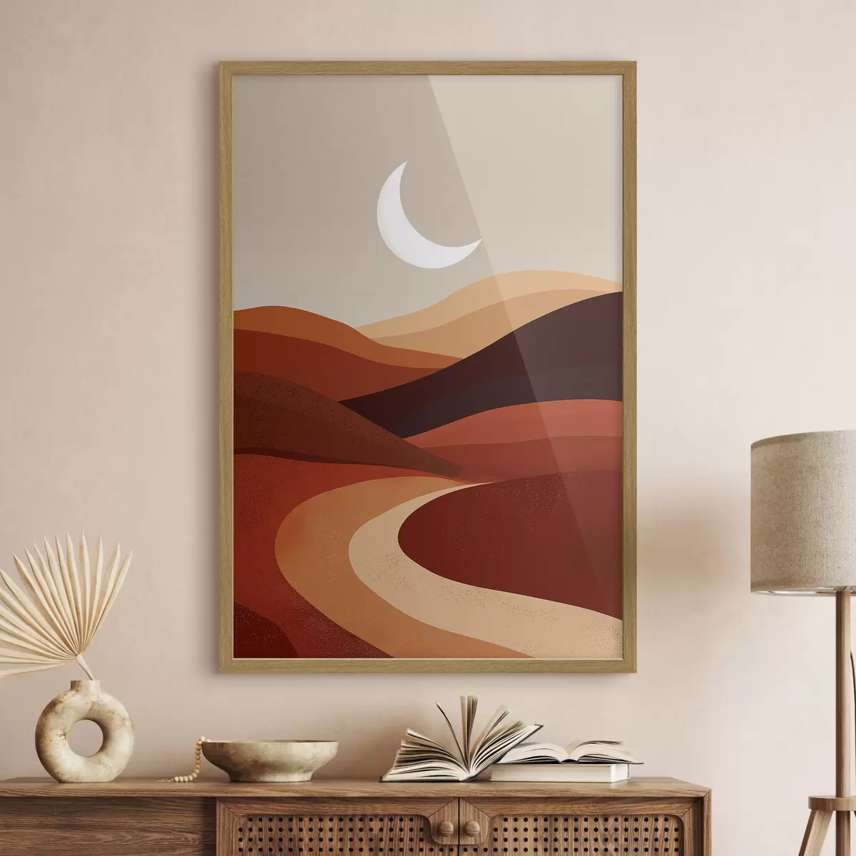 Poster Sol y montañas f45393