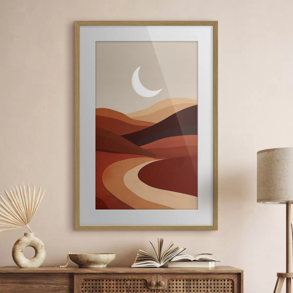 Poster Sol y montañas f45393