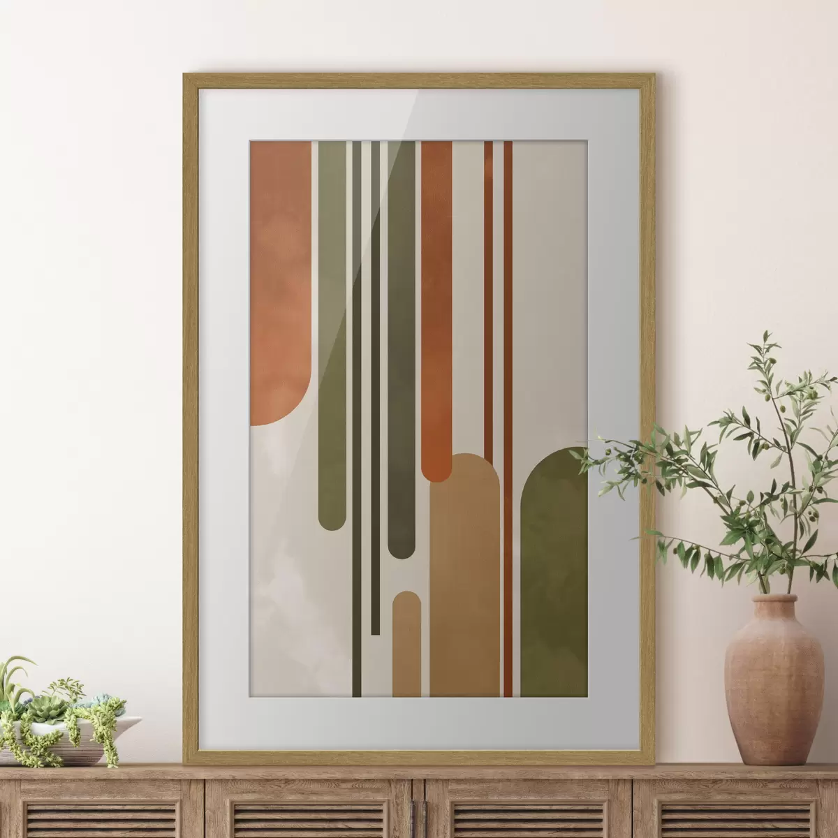 Poster Abstracción multicolor f45397