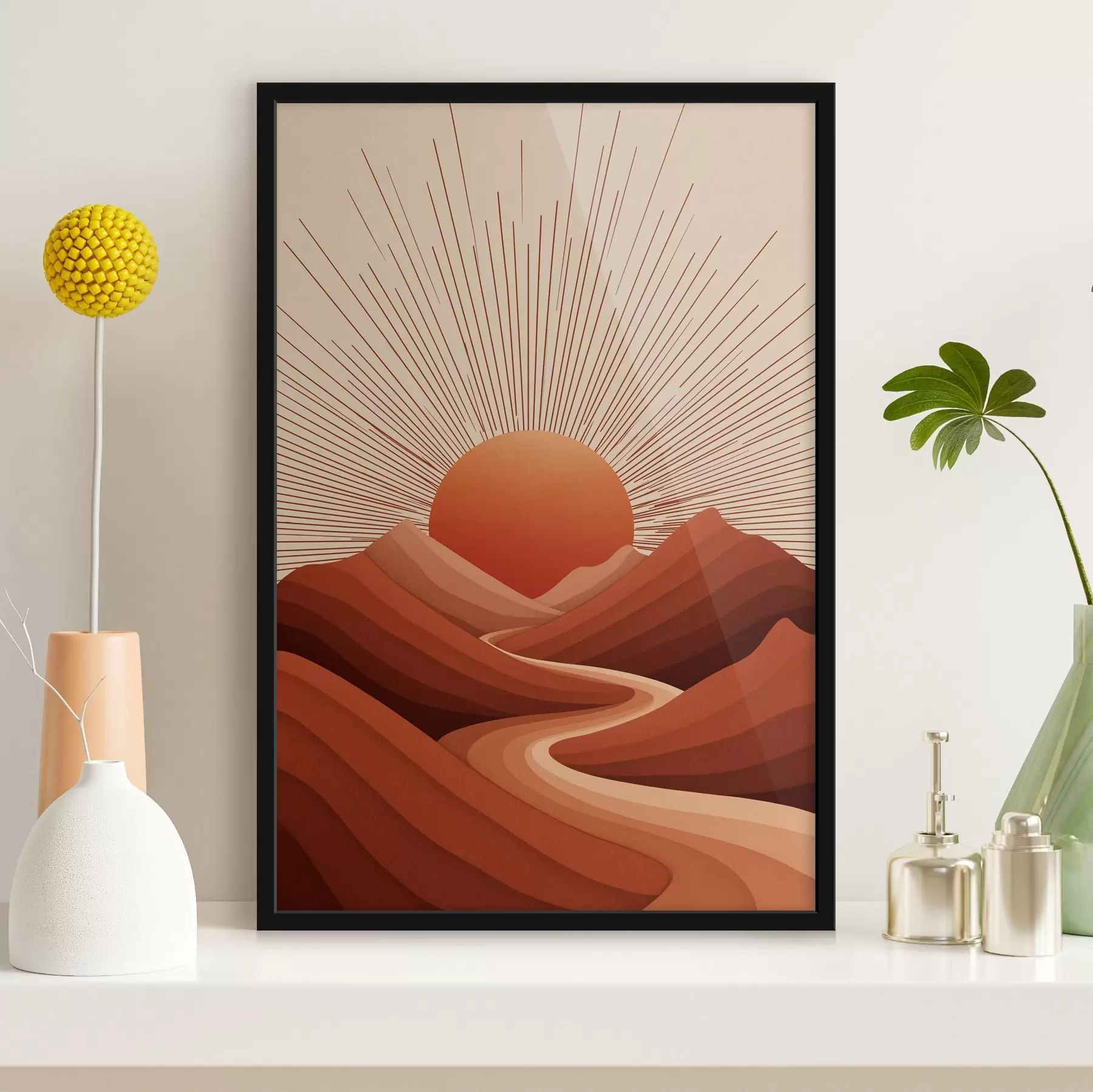 murales de pared Tarde de sol f45405