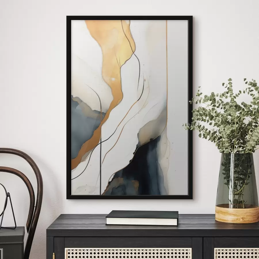 murales de pared Abstracción de líneas f45407