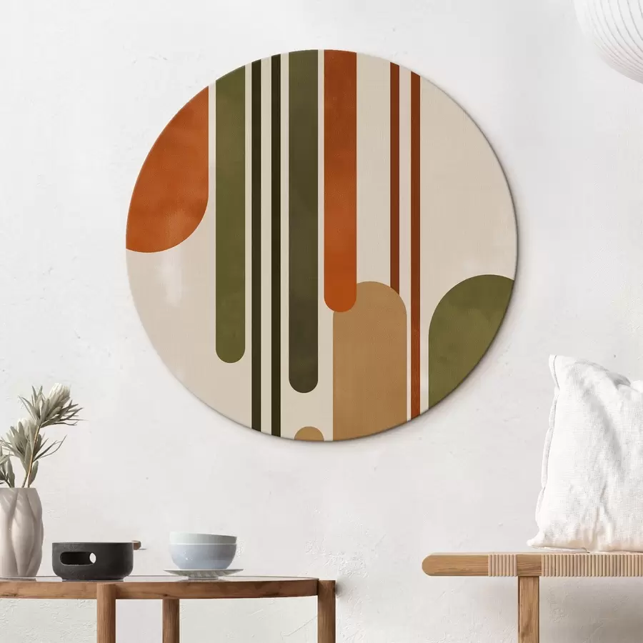 murales de pared Abstracción multicolor r45397