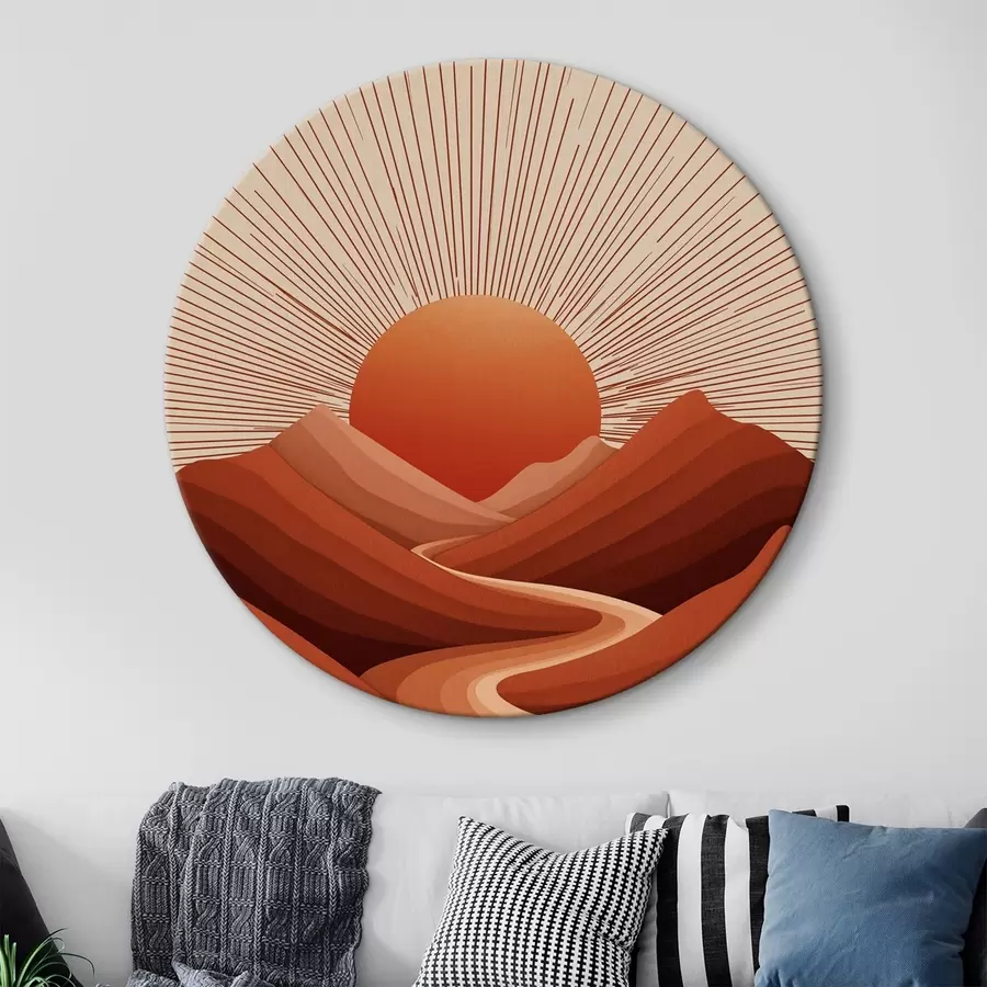 murales de pared Tarde de sol r45405