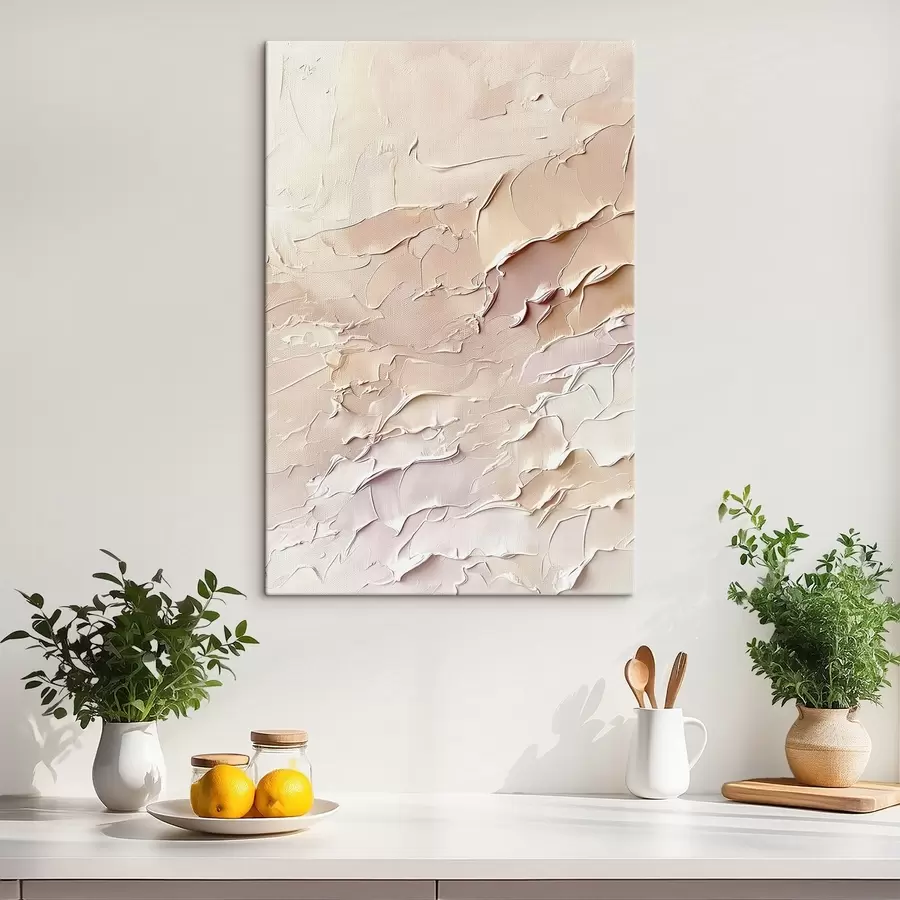 murales de pared Efecto de pinceladas volumétricas s45335