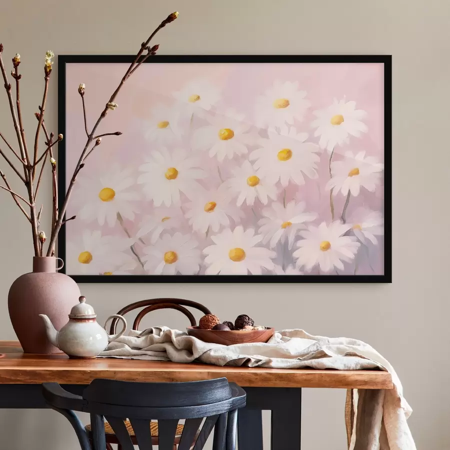 murales de pared Margaritas f45421