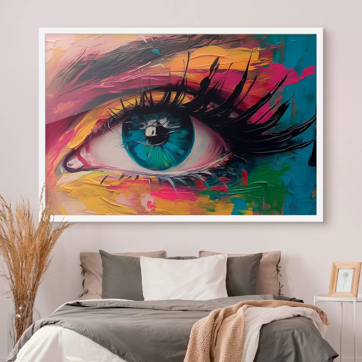 Poster Ojo sobre fondo abstracto f45440