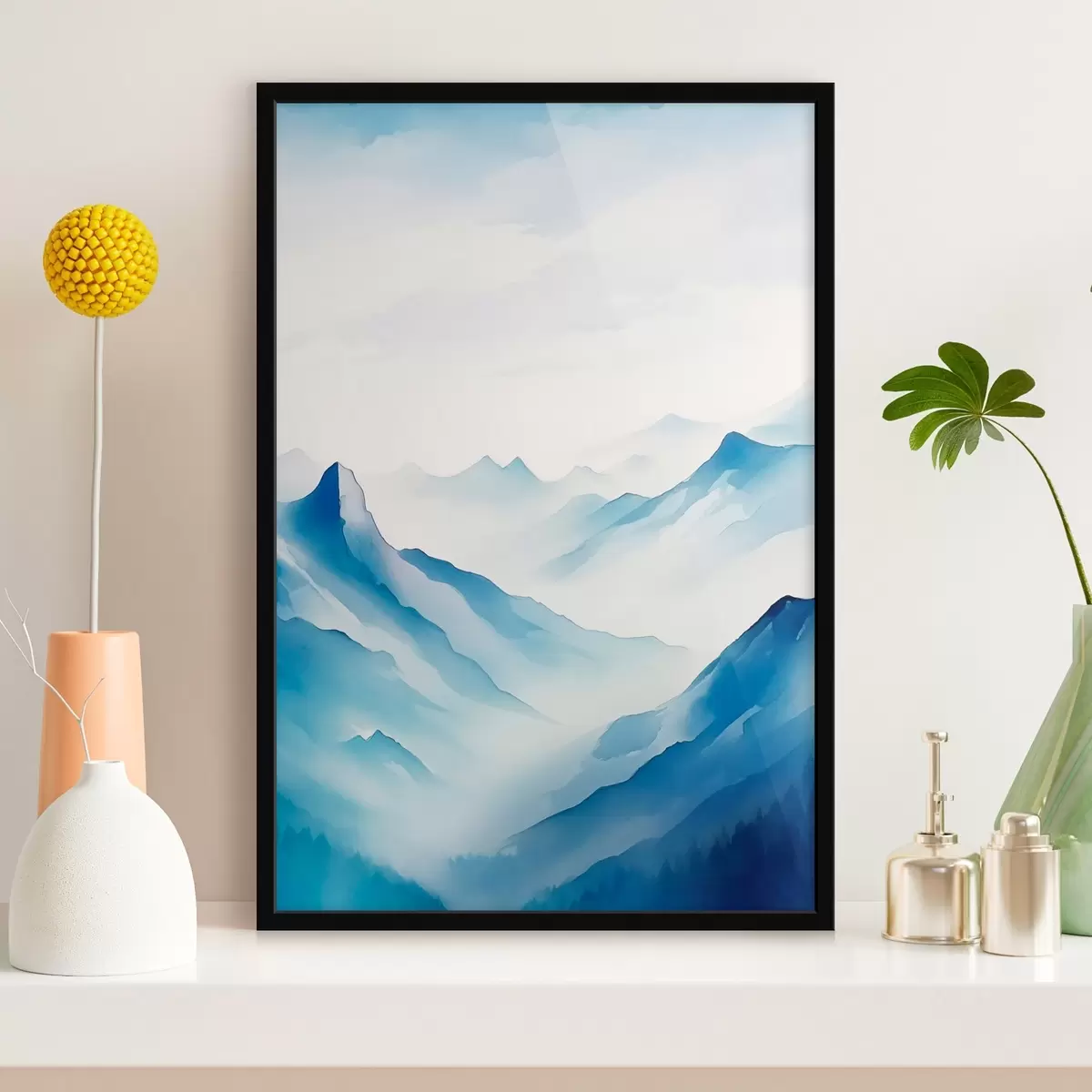 Poster Cordilleras en Geometría de niebla f45445