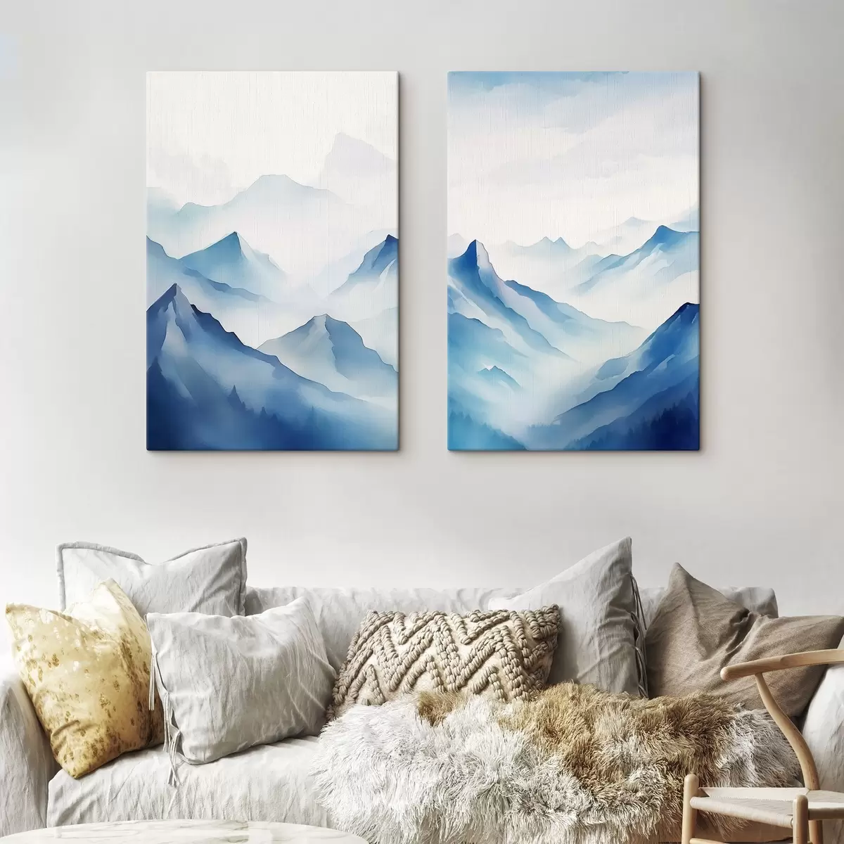 murales de pared paisaje de montaña m00622