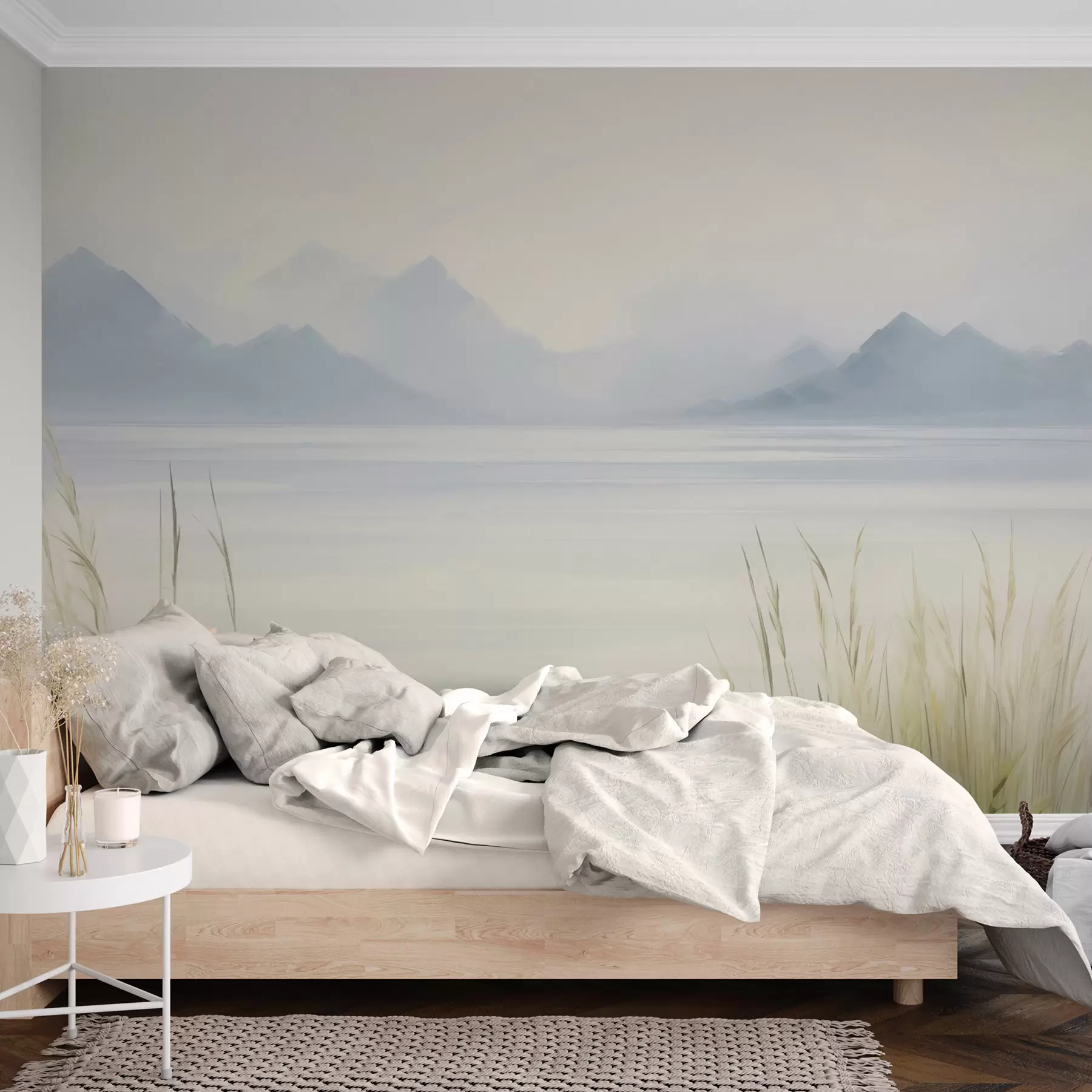 murales de pared Lago de montaña w04409