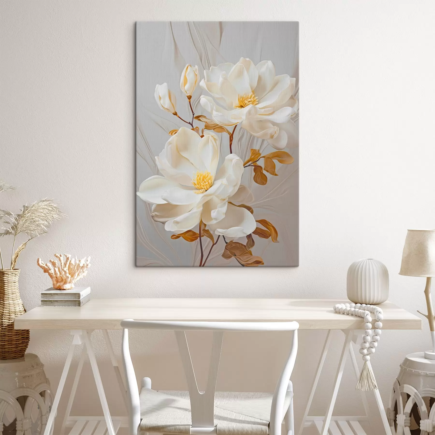 murales de pared Delicadas flores abstractas s45446