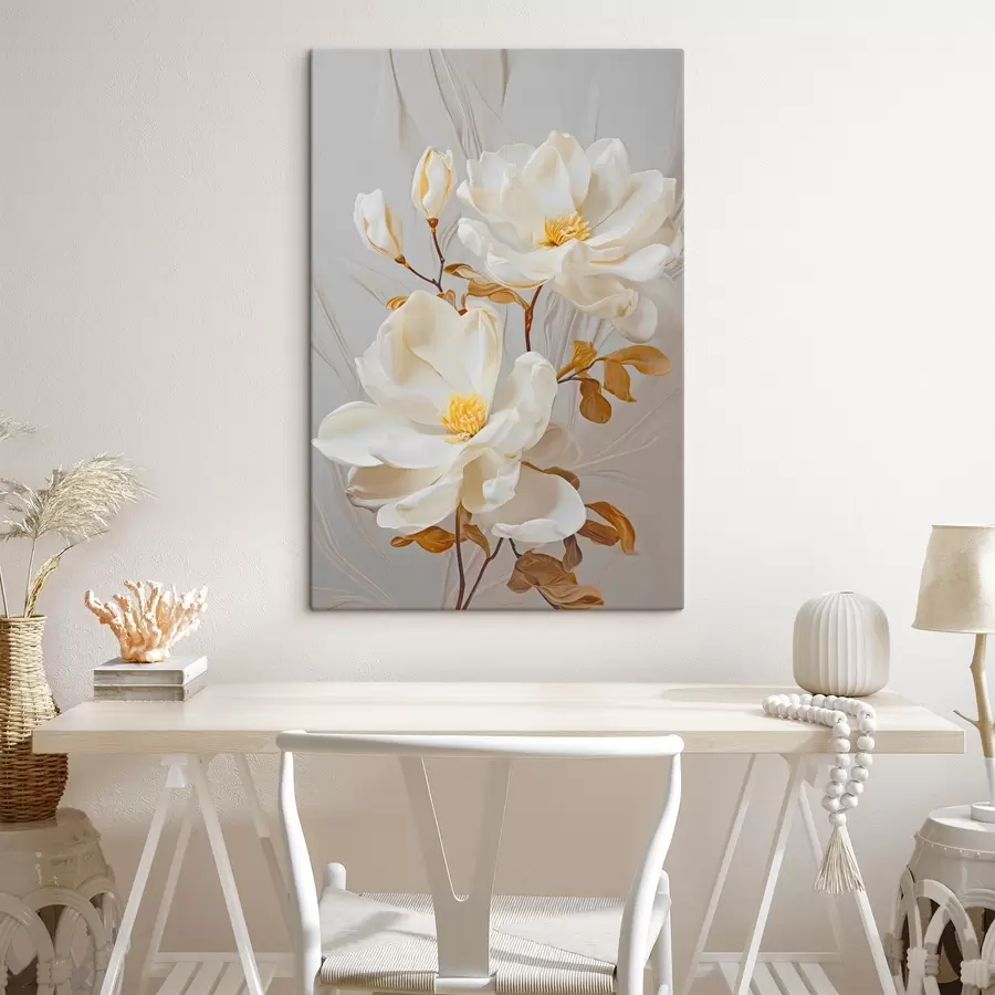 murales de pared Delicadas flores abstractas s45446