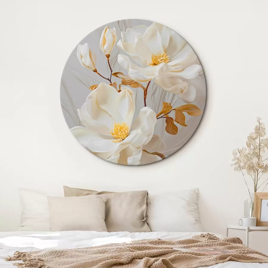 murales de pared Delicadas flores abstractas r45446