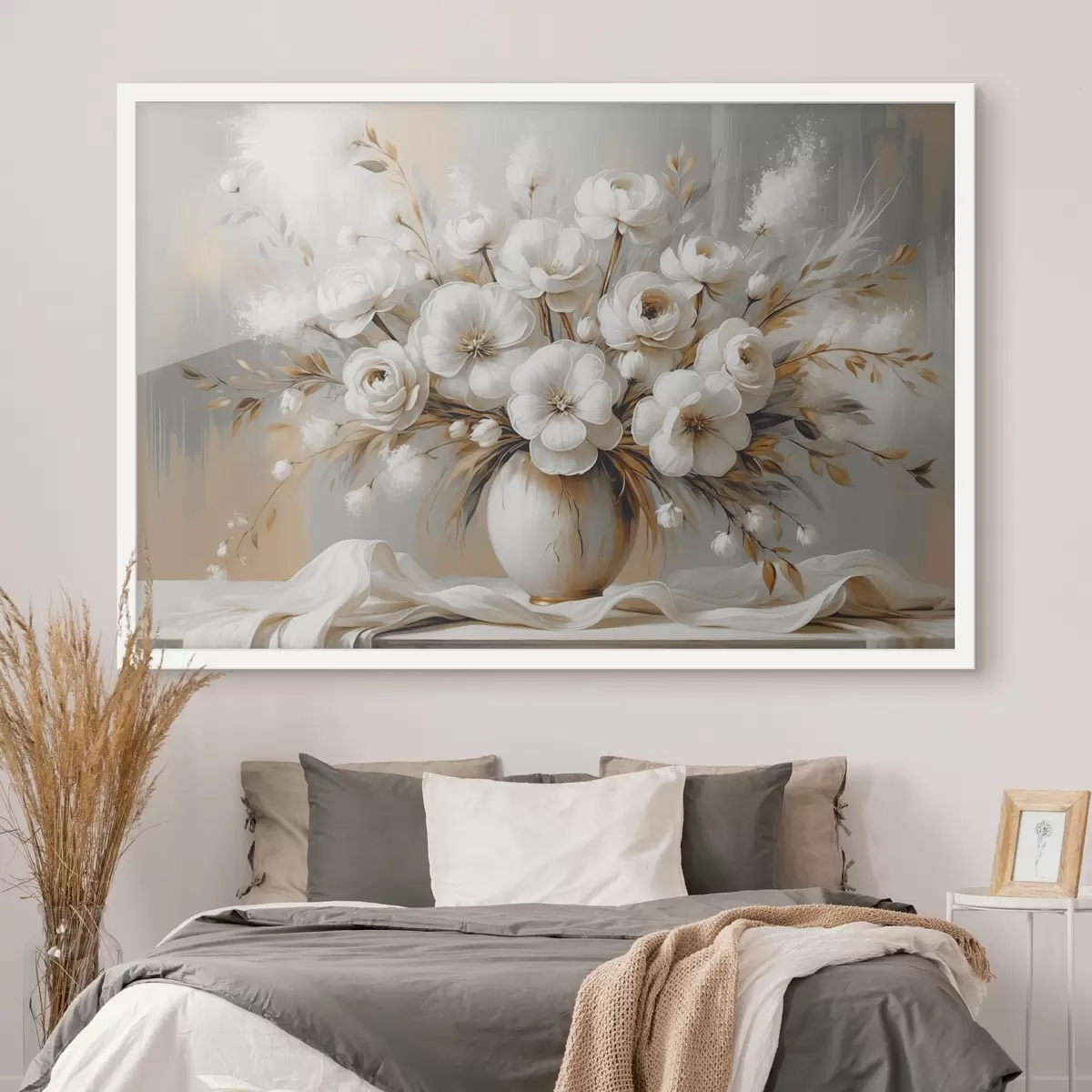 Poster Un delicado ramo de flores en un jarrón f45375