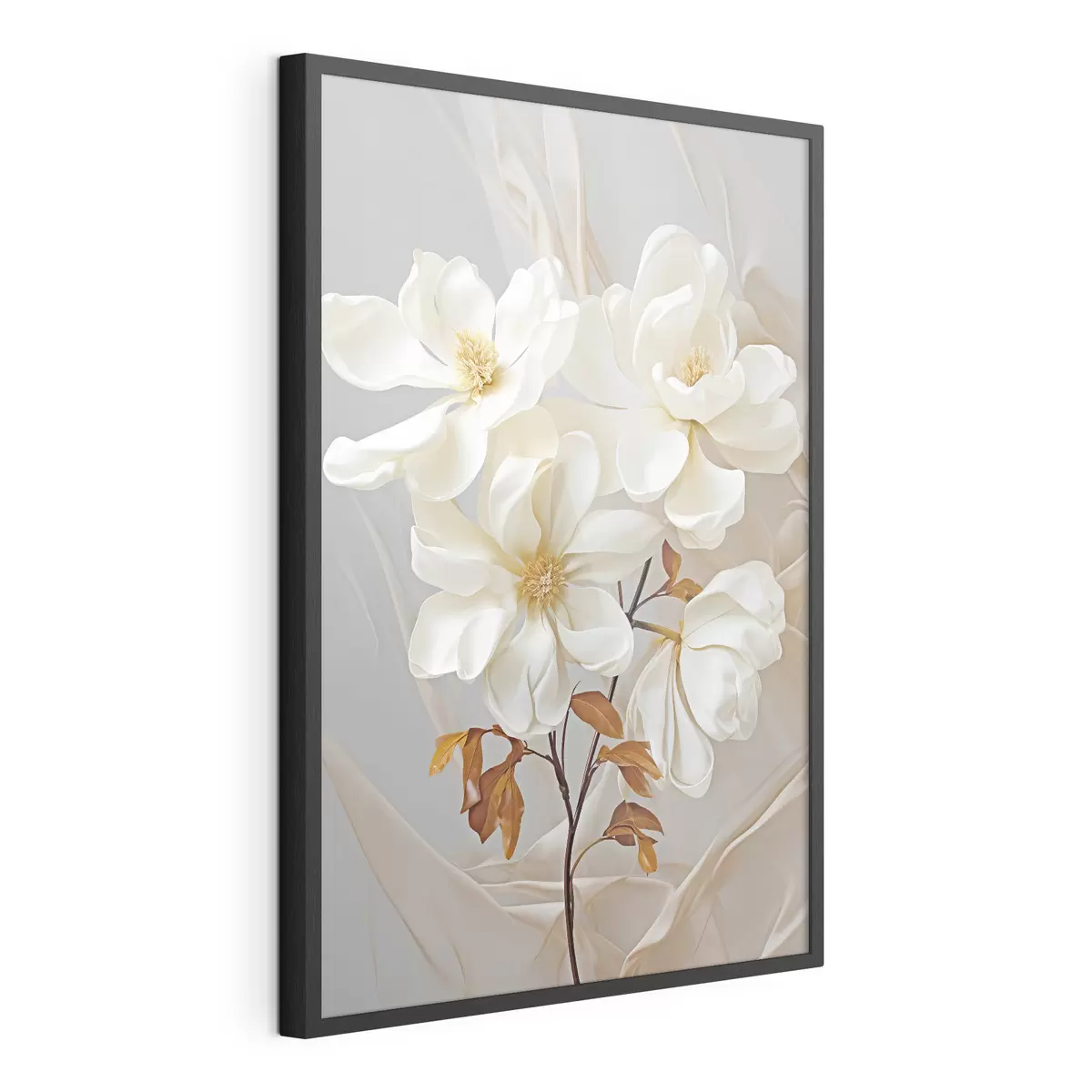 Poster Delicadas flores abstractas f45378