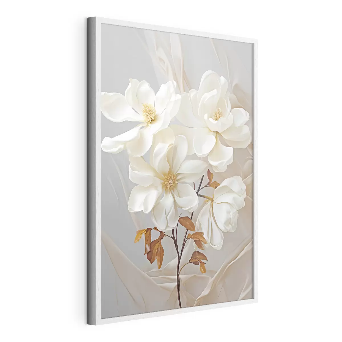 Poster Delicadas flores abstractas f45378