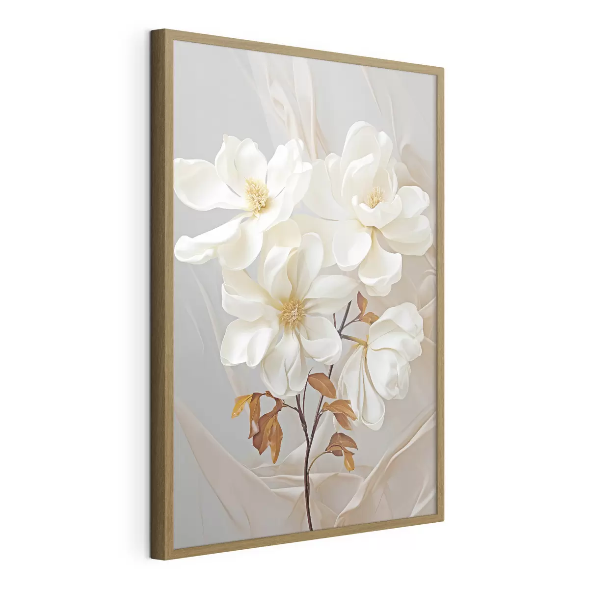 Poster Delicadas flores abstractas f45378