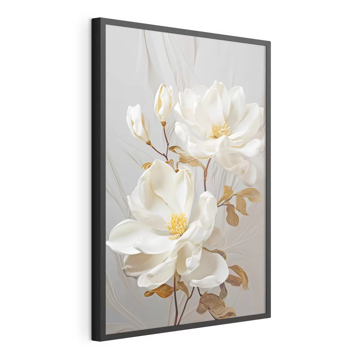 Poster Delicadas flores abstractas f45446