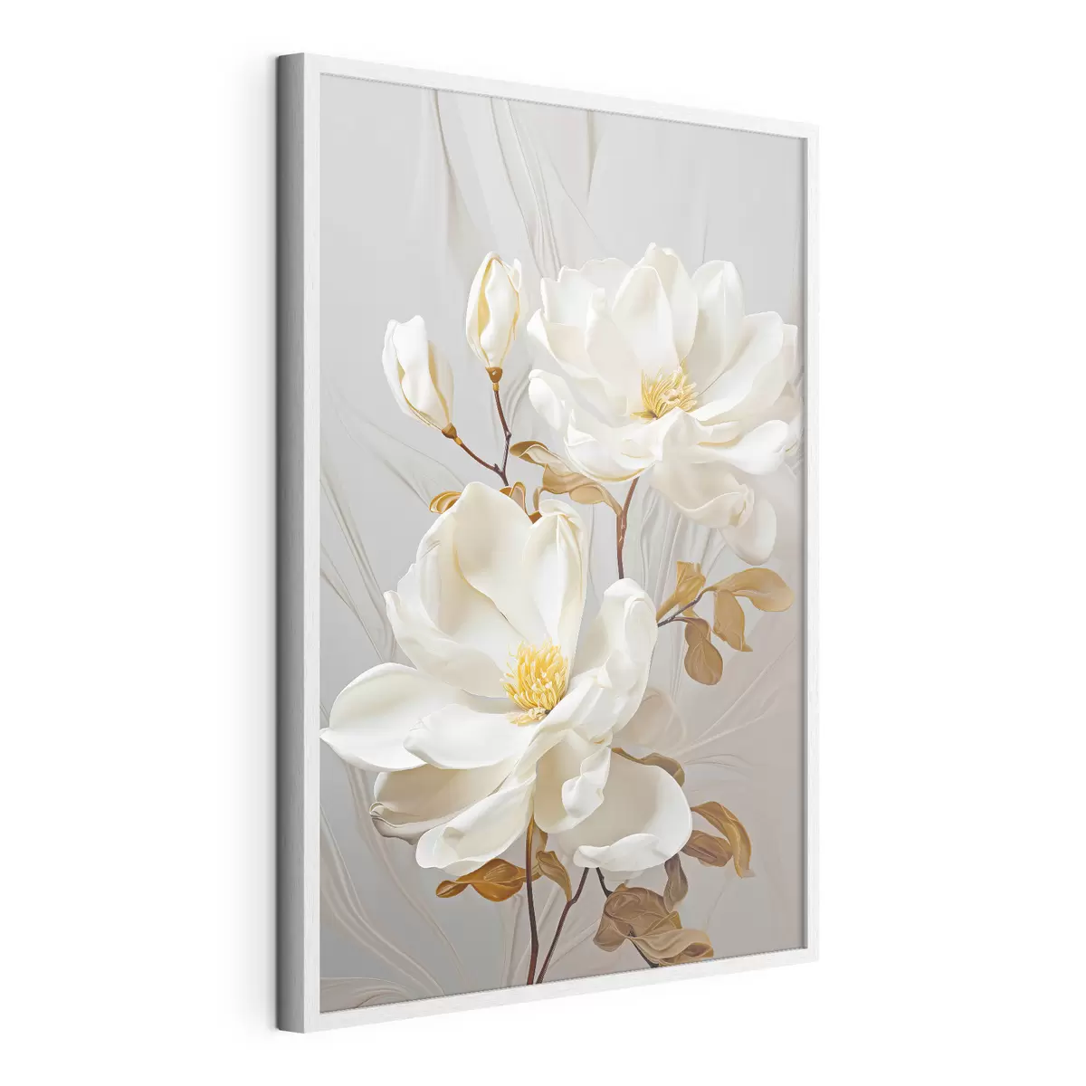 Poster Delicadas flores abstractas f45446
