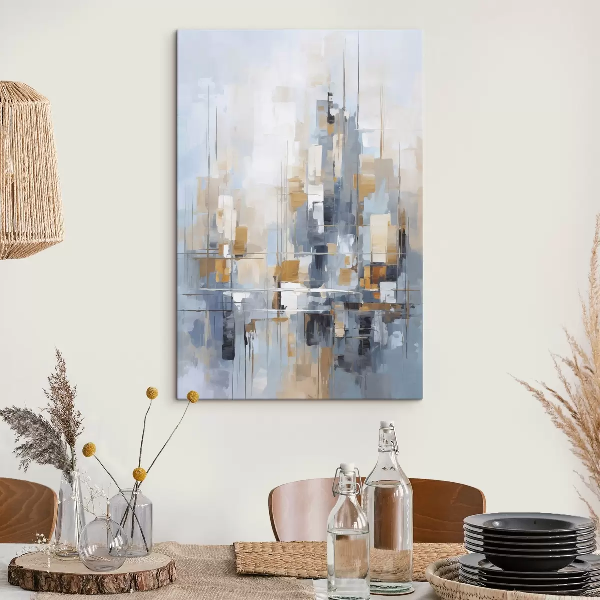 murales de pared Abstracción imitación de pinceladas s45455